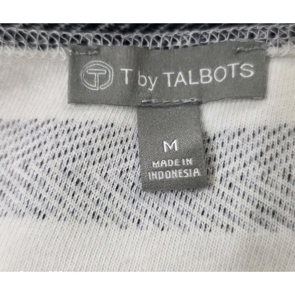 T by Talbots Women's Navy Blue Striped Drawstring Waist Athletic Dress M golf - Picture 8 of 8